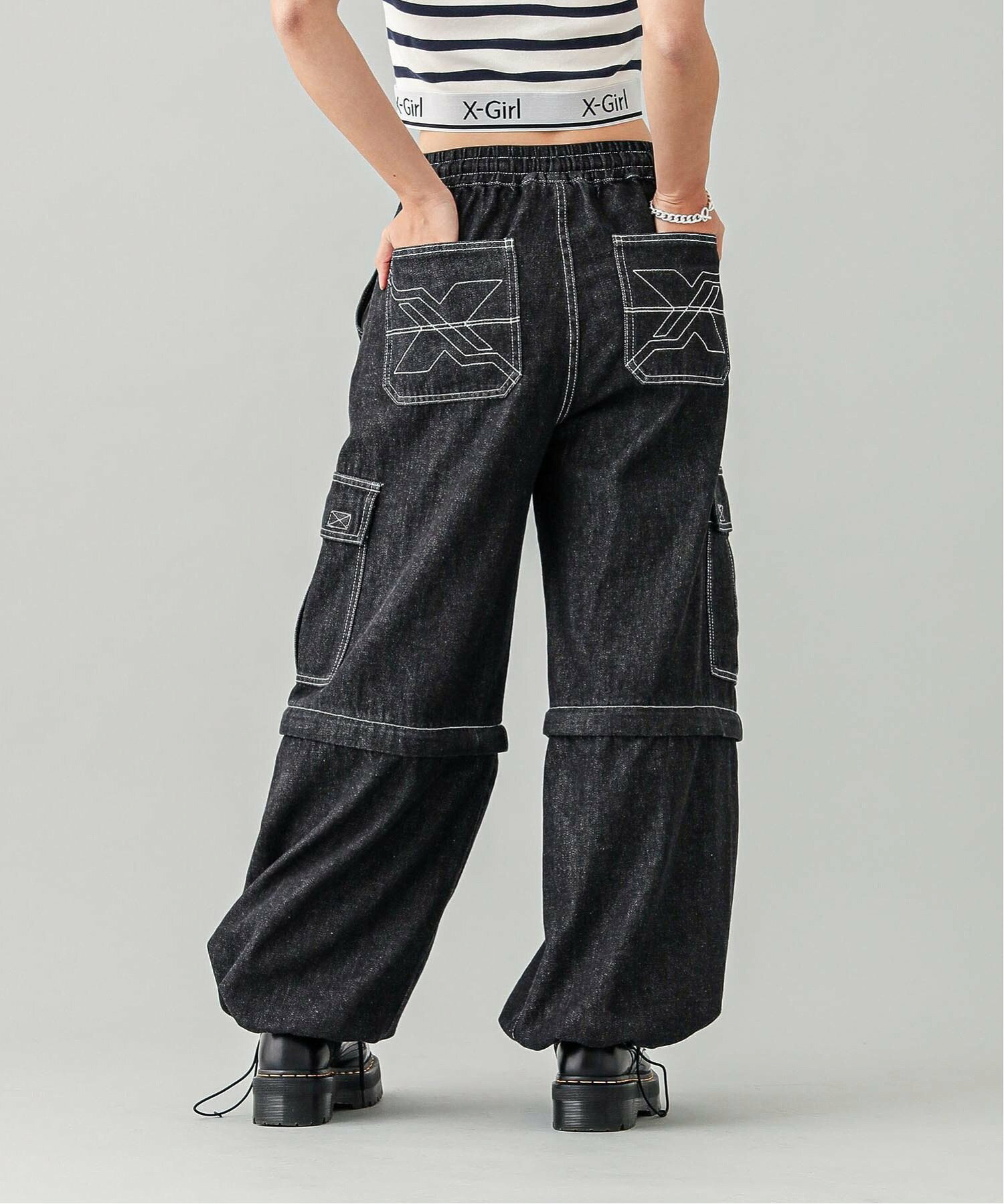 2WAY WIDE LEG CARGO PANTS パンツ X-girl